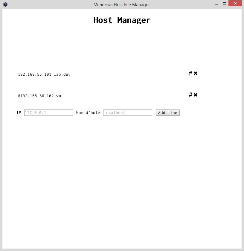 Windows Host File Manager Jonathan SAEZ